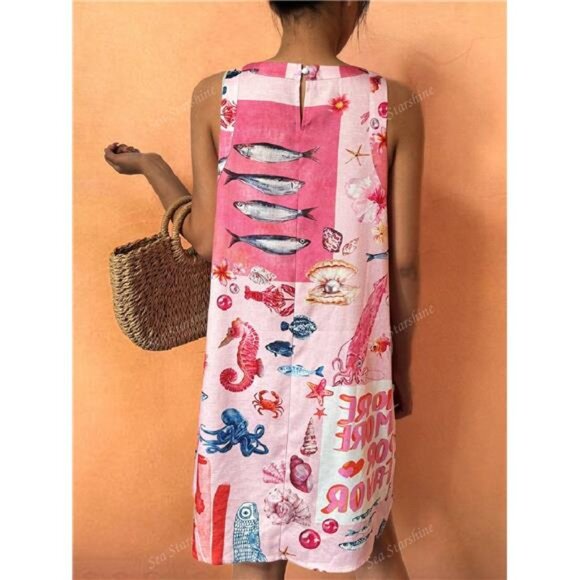 PLUS ❤️ / Regular Size Sea Starshine Boho‎ Beachwear  Fashion Casual Tropical - Picture 2 of 9